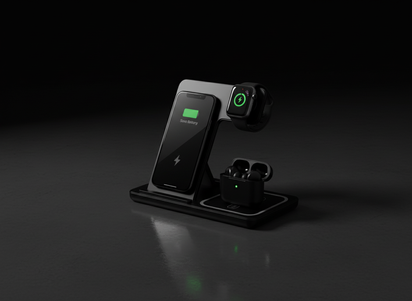 3-in-1 Fast Wireless Charger Station™